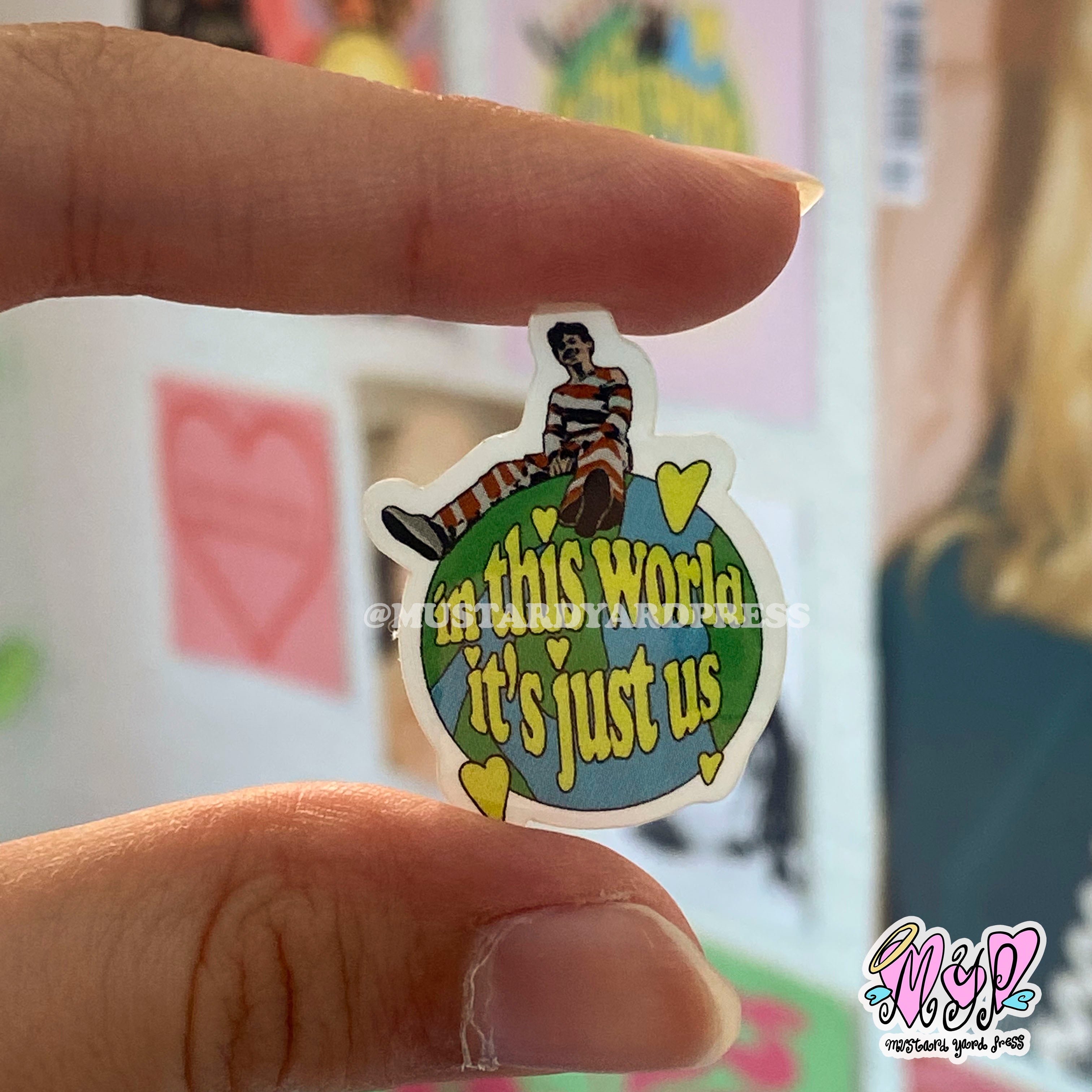 in this world mini sticker – mustardyardpress