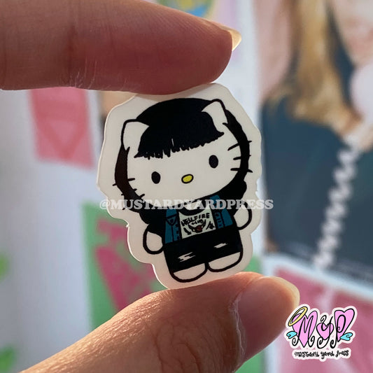 eddie kitty mini sticker