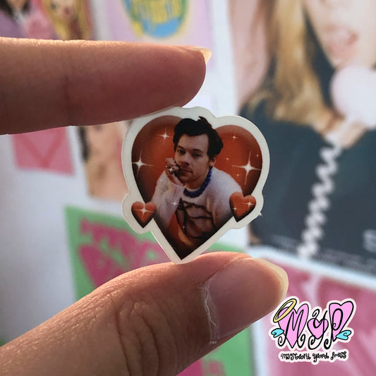 harry heart mini sticker