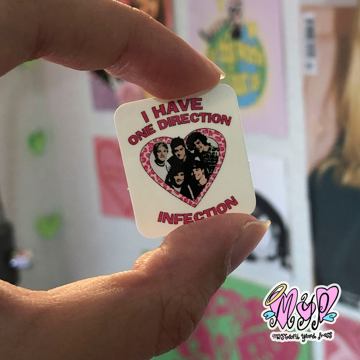 Sticker Infectioase the infection mini sticker – mustardyardpress