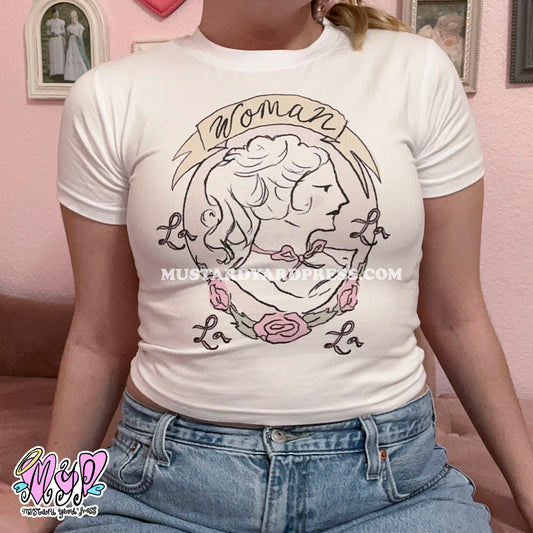 woman baby tee