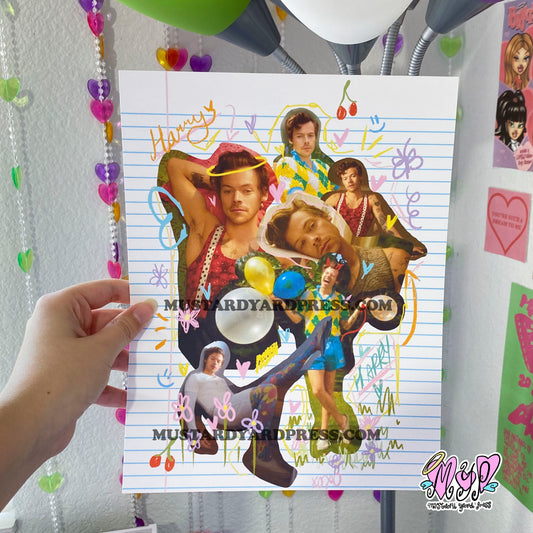 notebook collage harry poster