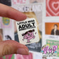 adult directioner mini sticker