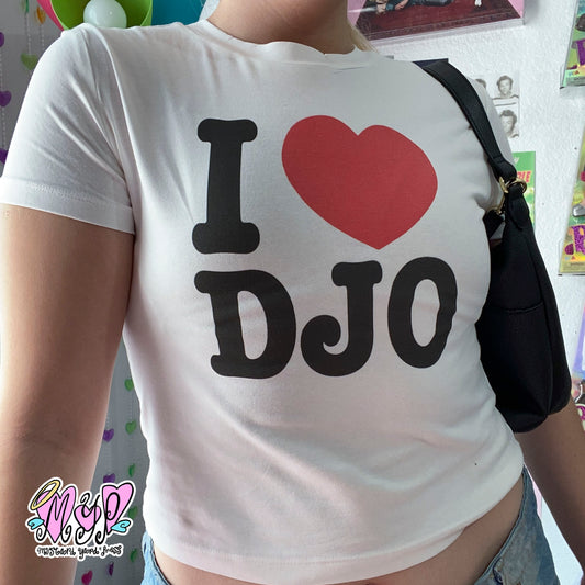 i love djo baby tee