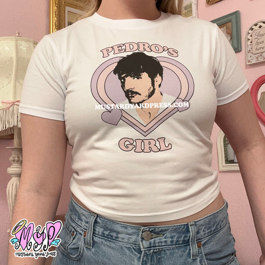 pedro's girl baby tee