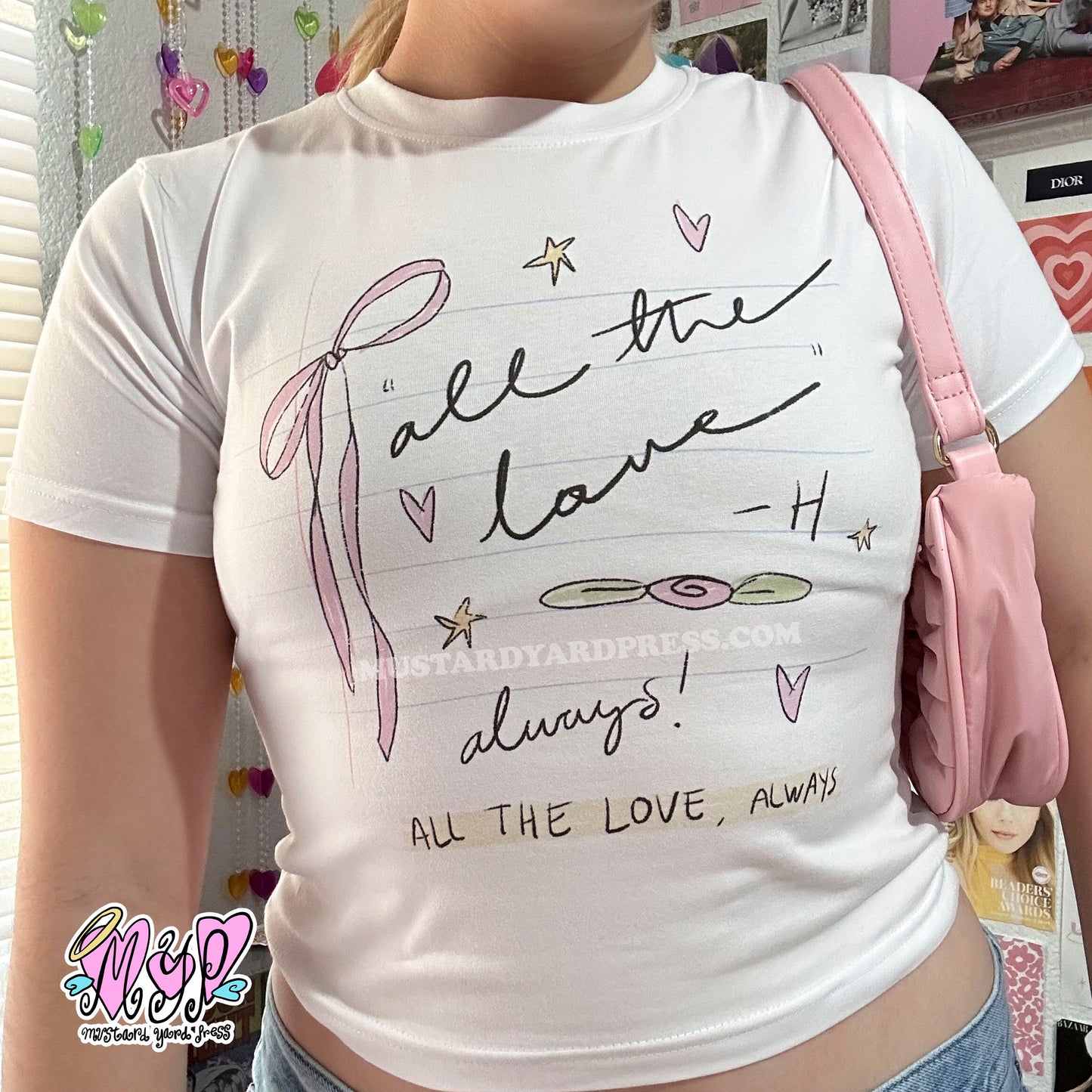 all the love soft baby tee