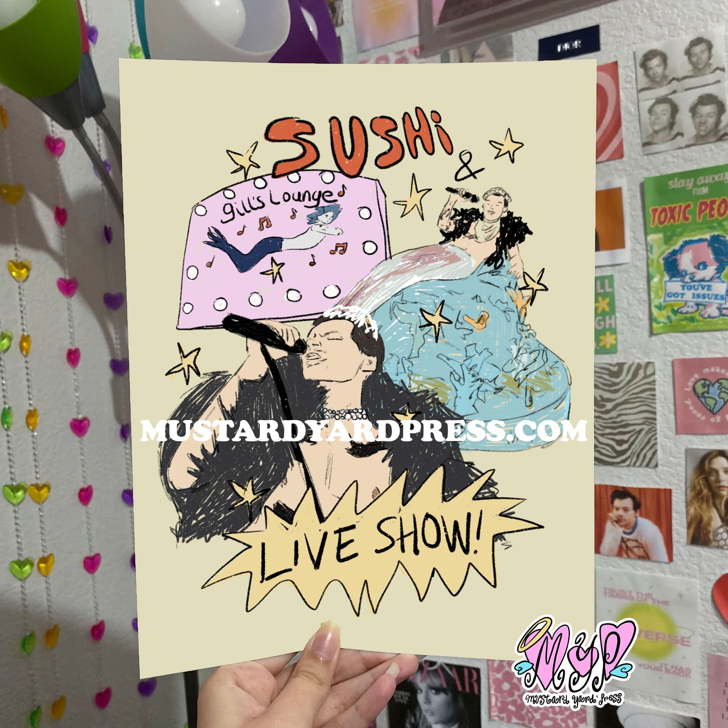 live sushi poster