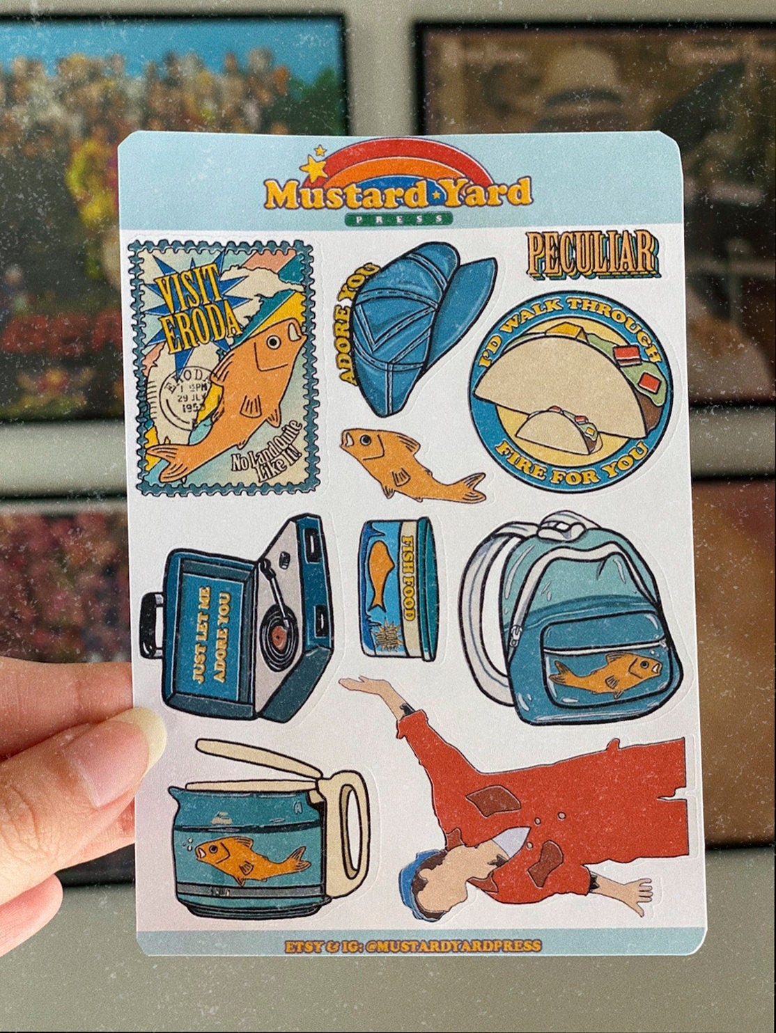 Adore Stickers adore you sticker sheet – mustardyardpress