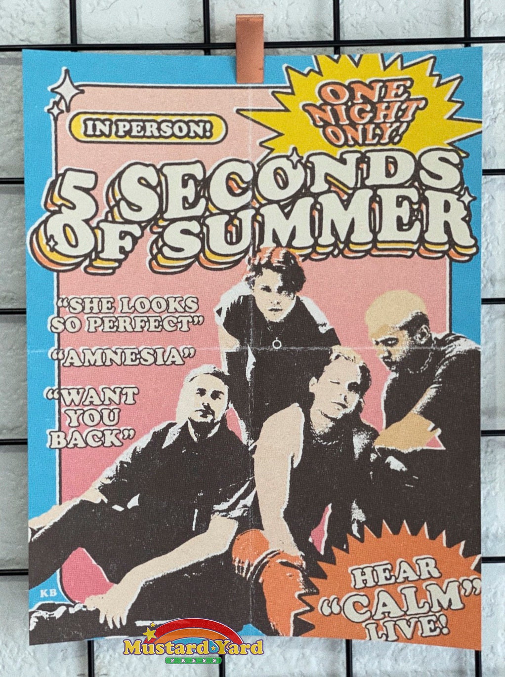 Limited Edition 5SOS top Poster