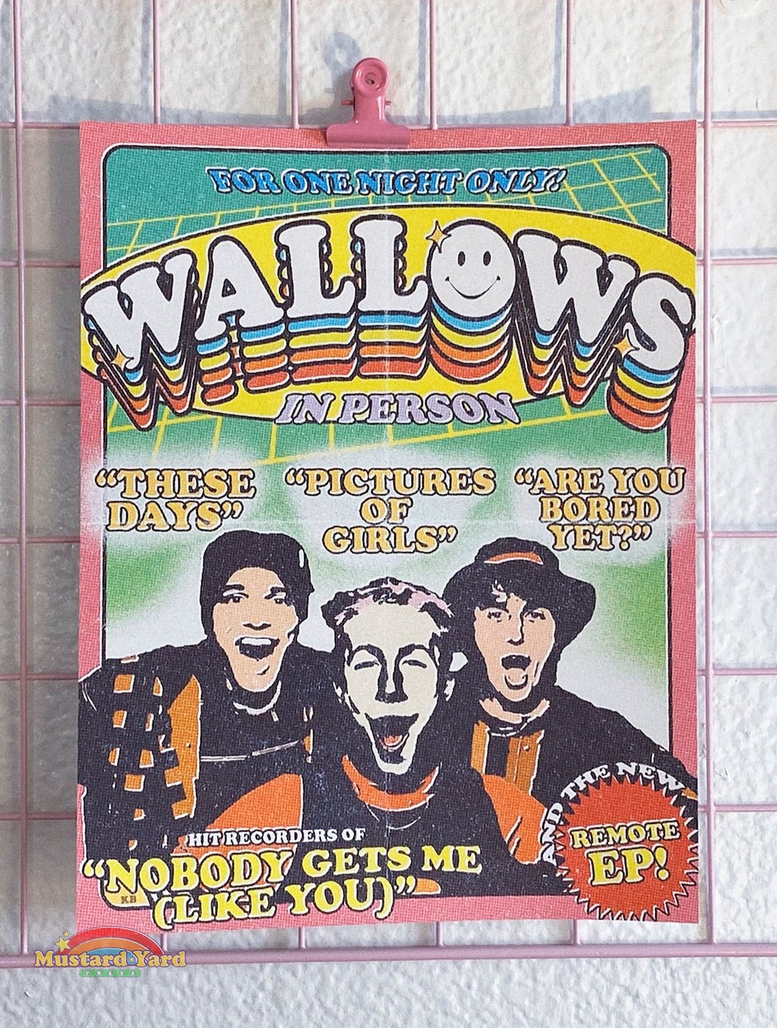 wallows vintage poster