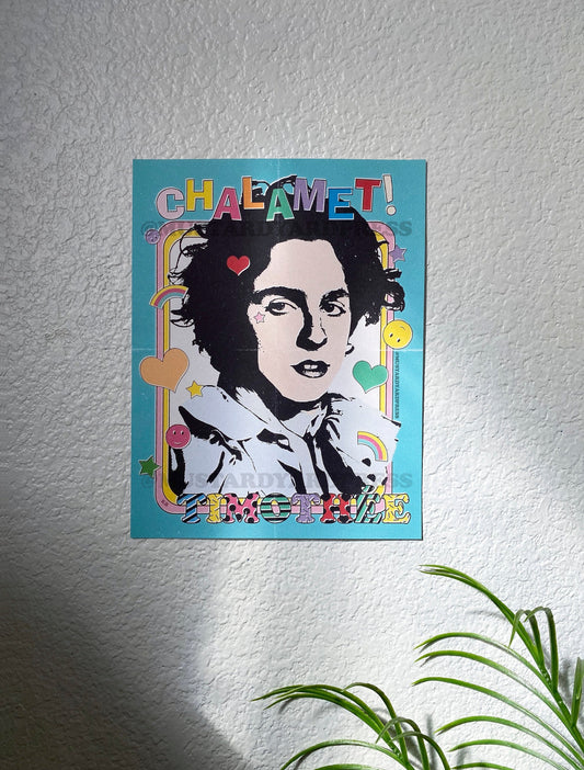 80s timothee poster