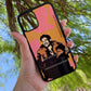 orange & pink beloved phone case