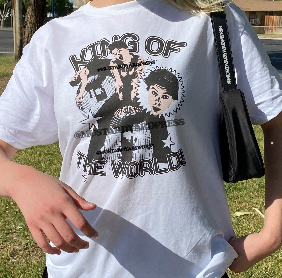 king of the world t-shirt