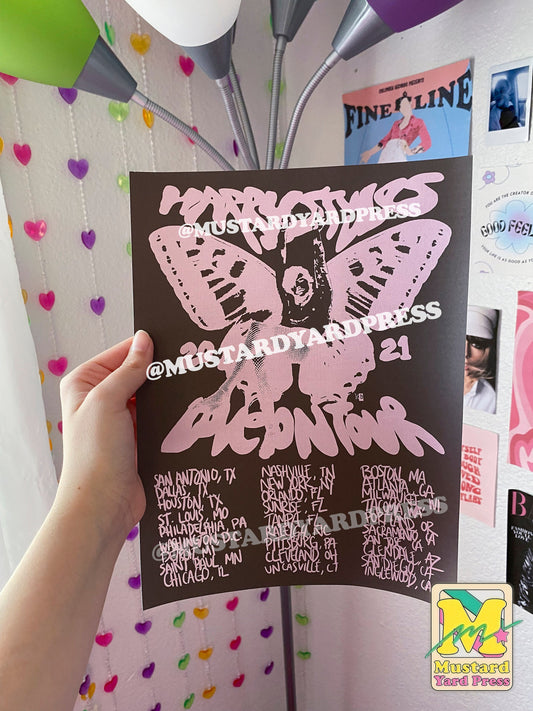 butterfly brown tour poster