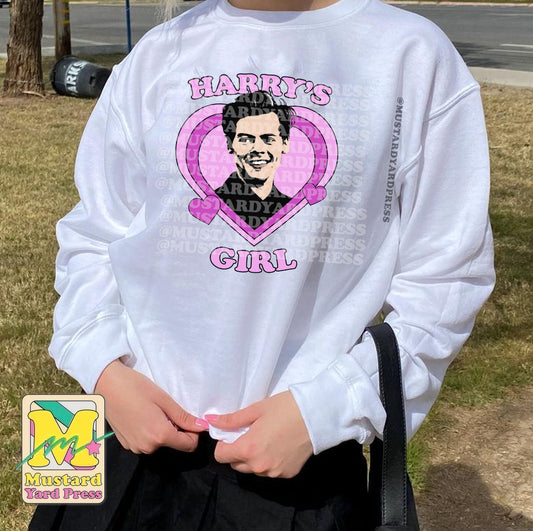 harry's girl crewneck