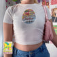 strawberries fruit sticker baby tee