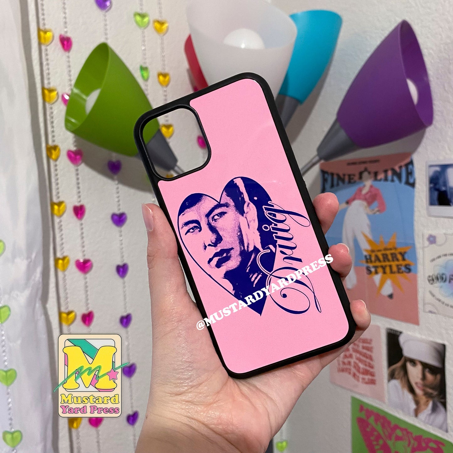 d pink phone case