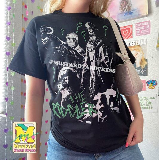 riddler collage t-shirt