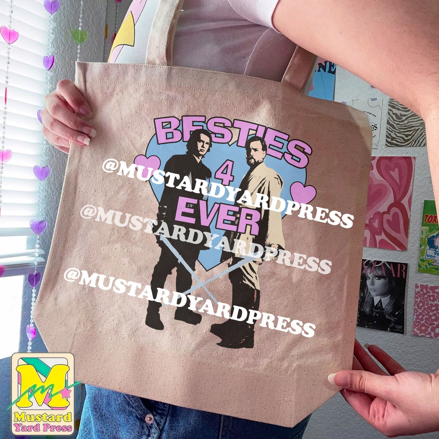 besties 4 ever tote bag