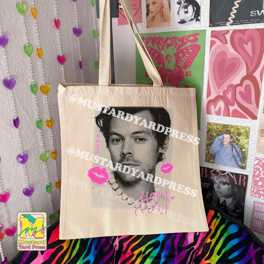 harry xoxo tote bag