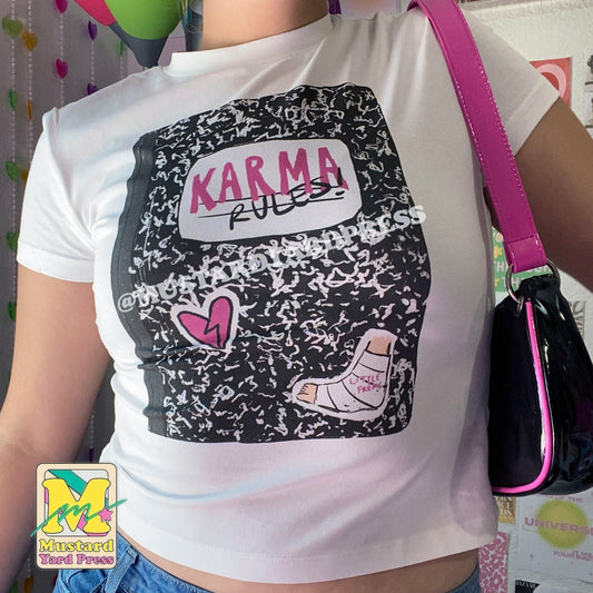 karma baby tee