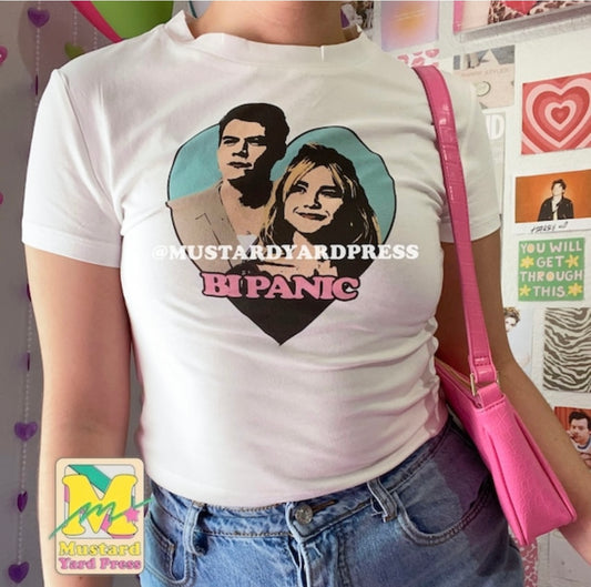 bi panic baby tee