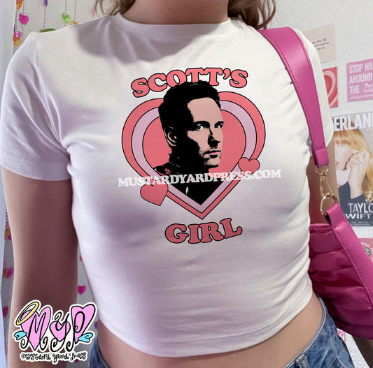 scott's girl baby tee