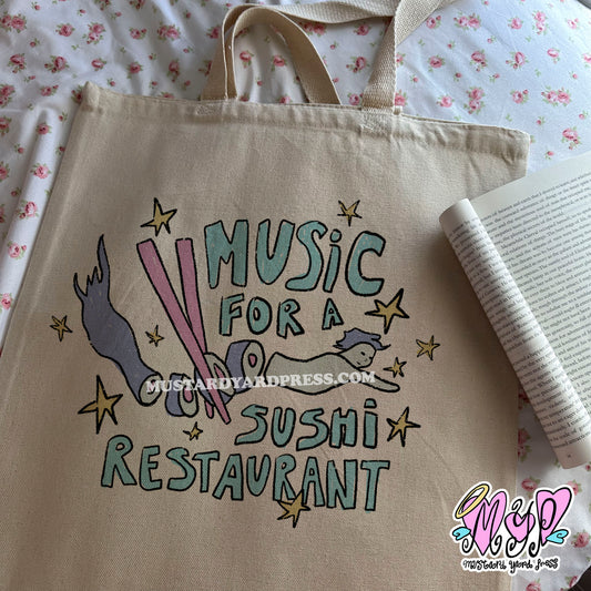 sushi logo tote bag