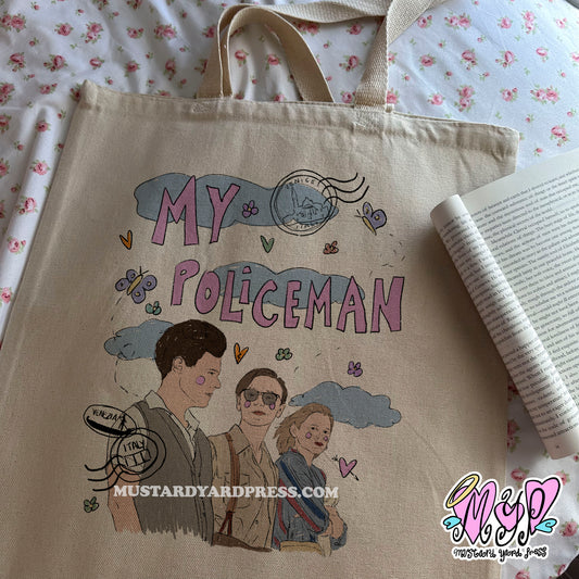 policeman tote bag